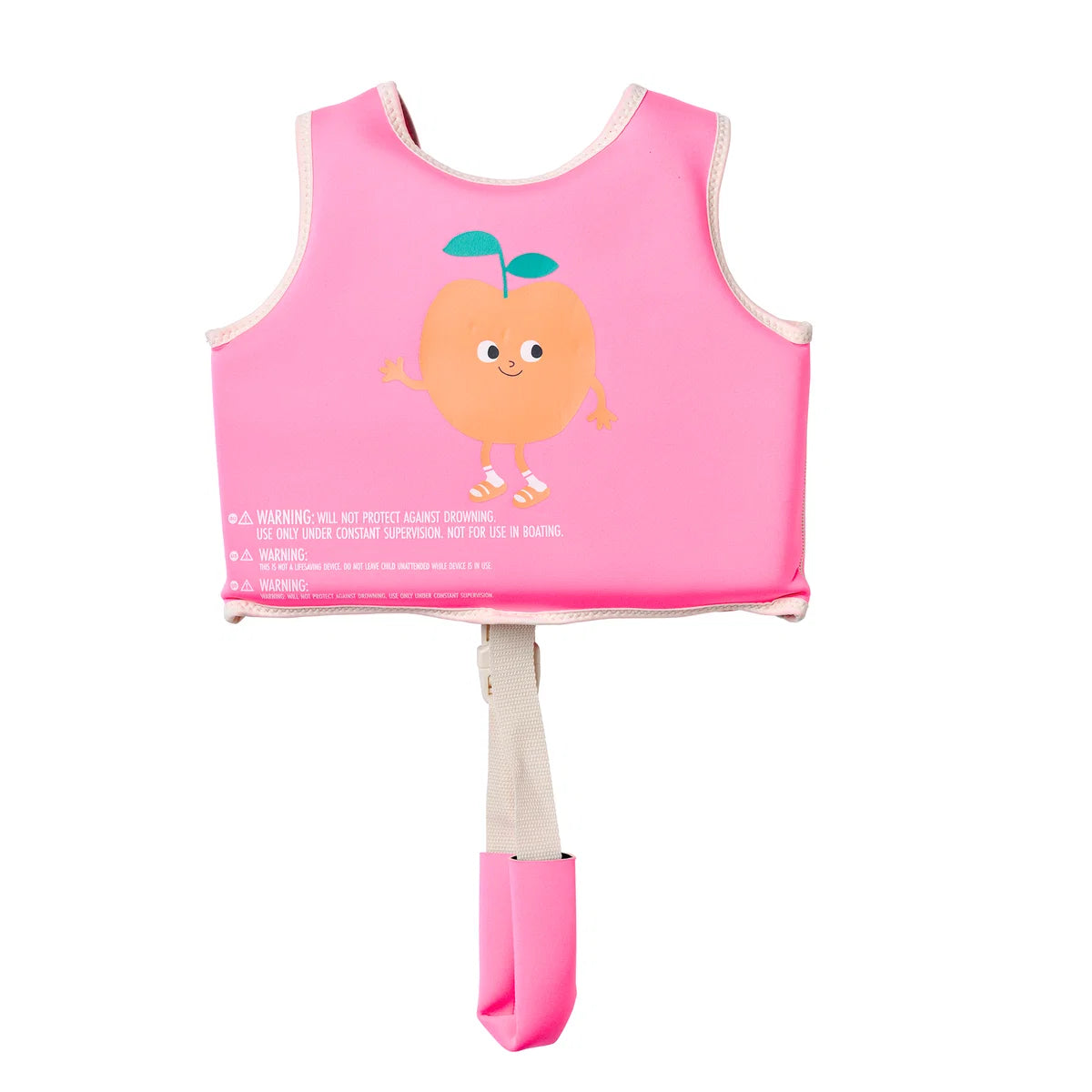 Kids Swim Vest 2-3 Poppy the Peach Neon Pink
