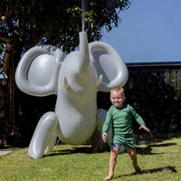 Inflatable Giant Sprinkler Eli the Elephant Grey