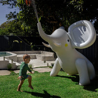 Inflatable Giant Sprinkler Eli the Elephant Grey