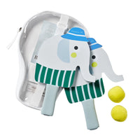Kids Velcro Beach Bats Eli the Elephant Multi