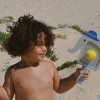 Kids Velcro Beach Bats Eli the Elephant Multi