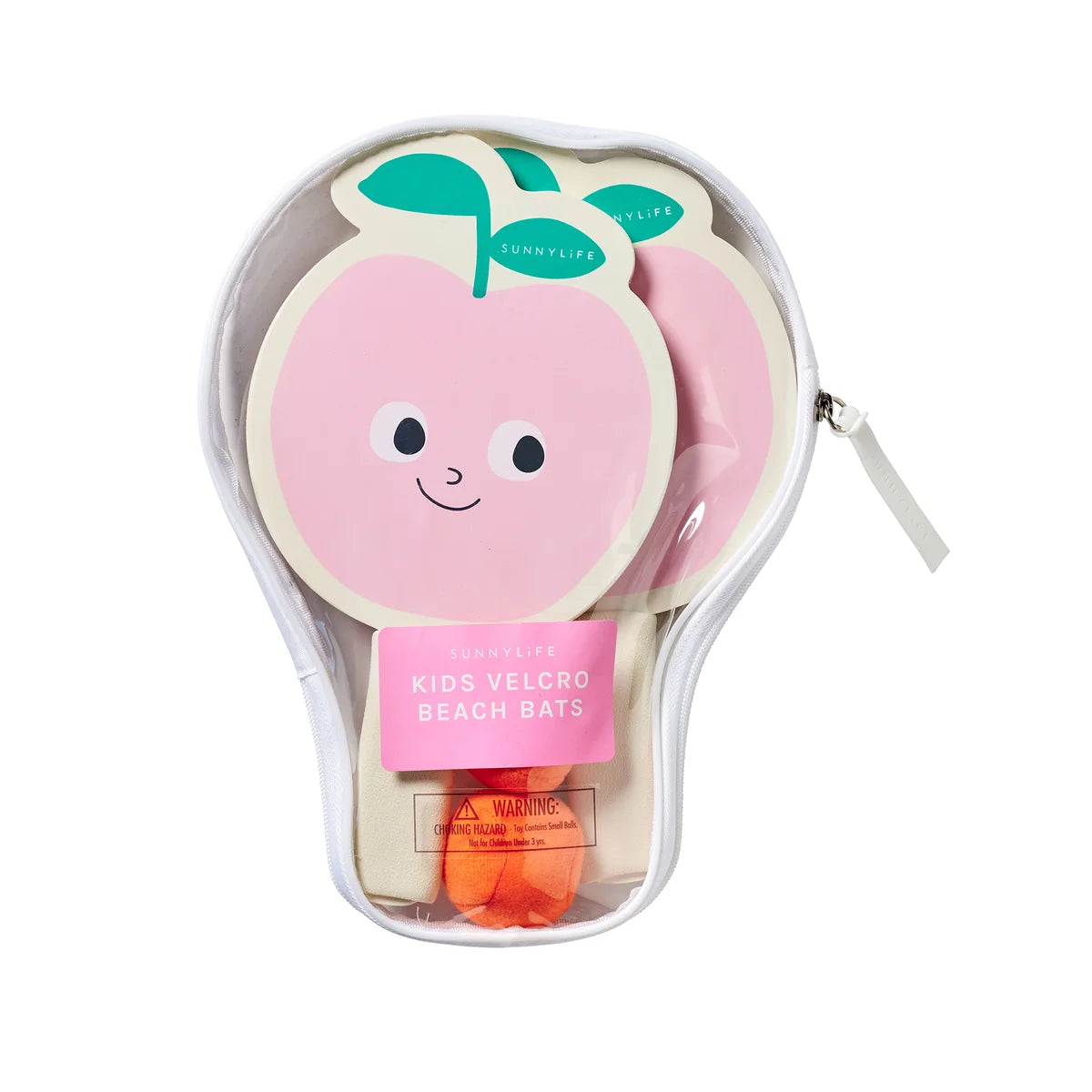 Kids Velcro Beach Bats Poppy the Peach Multi