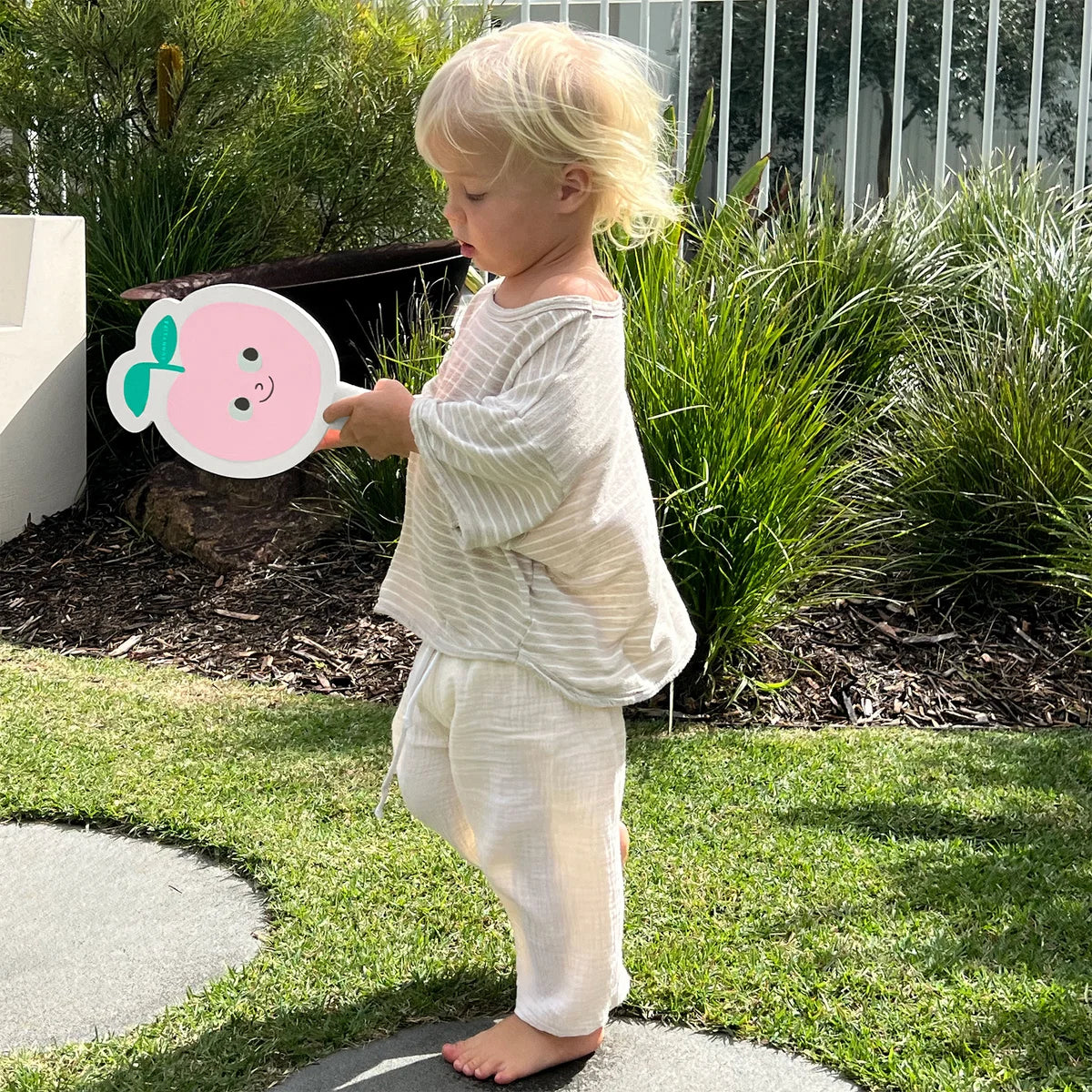 Kids Velcro Beach Bats Poppy the Peach Multi