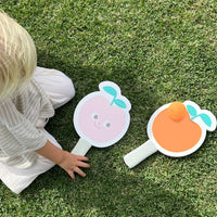 Kids Velcro Beach Bats Poppy the Peach Multi