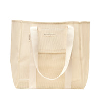 Mesh Beach Bag Oyster Cream