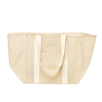 Mesh Beach Bag Oyster Cream