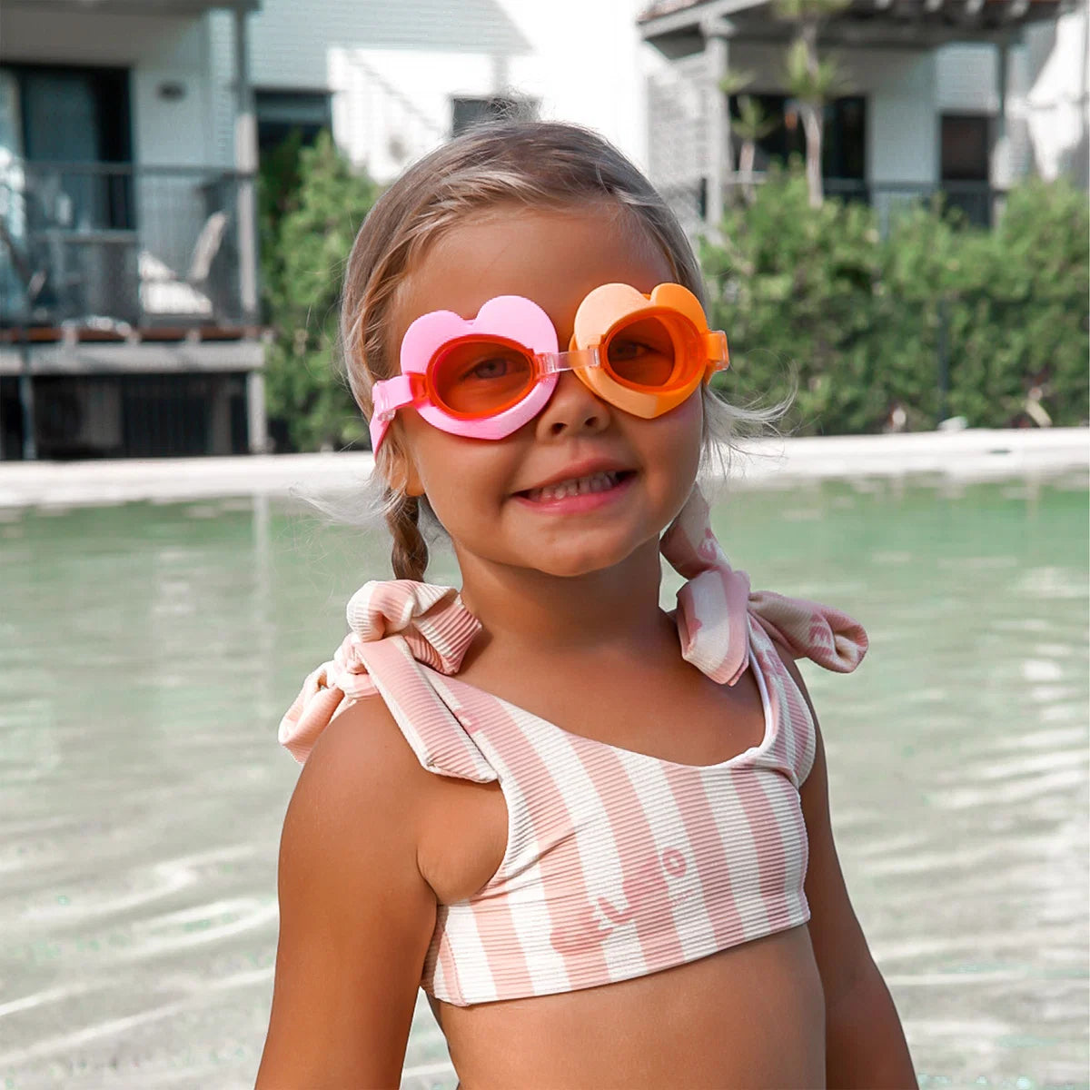 Kids Swim Goggles Poppy the Peach Multi