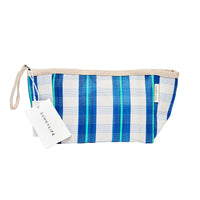 Recycled Nylon Beach Pouch La Mer Blue Neon