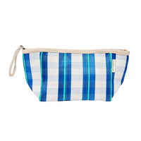 Recycled Nylon Beach Pouch La Mer Blue Neon