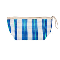 Recycled Nylon Beach Pouch La Mer Blue Neon