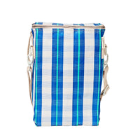 Recycled Nylon Drinks Cooler Bag La Mer Blue Neon