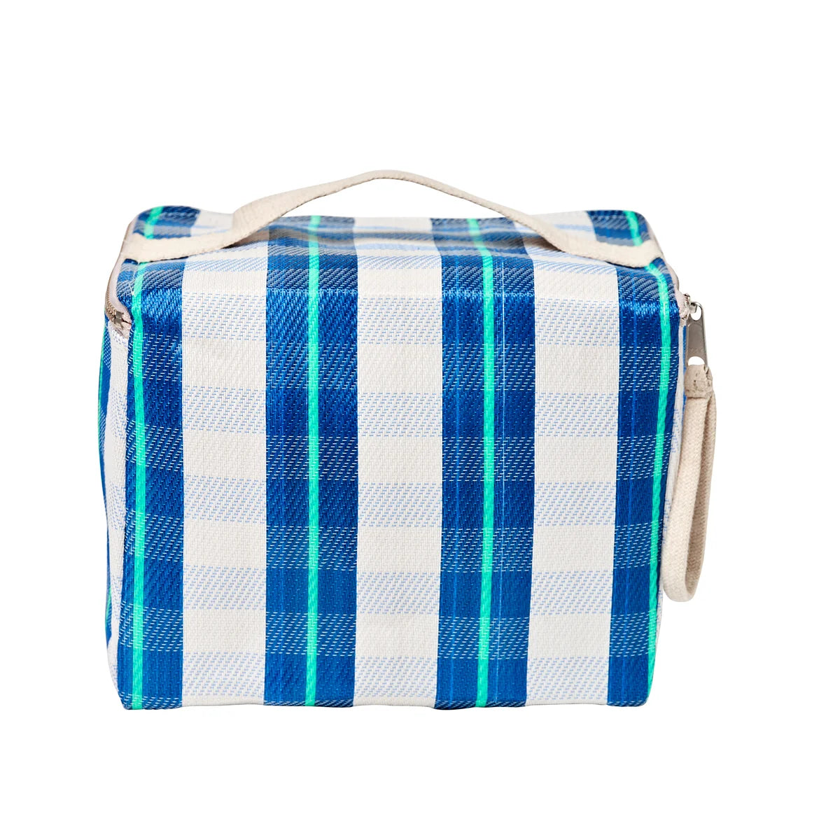Recycled Nylon Lunch Cooler Bag La Mer Blue Neon