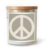 Peace Sign Sage Soul Candle