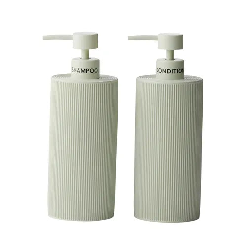 Sid 2 Piece Shampoo & Conditioner Dispenser Set | Seafoam