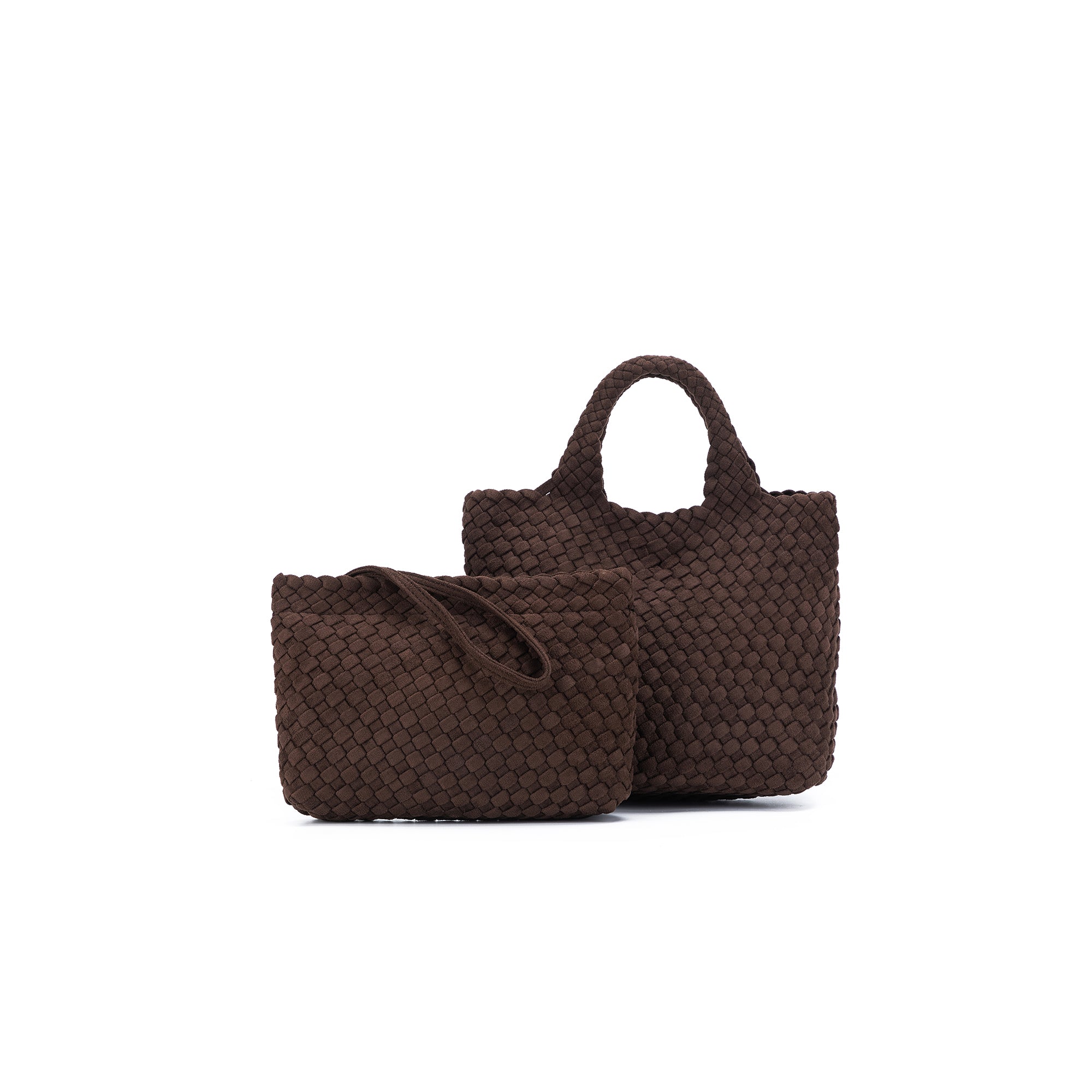 Cherie 2 Piece Suedette Mini Handbag | Chocolate