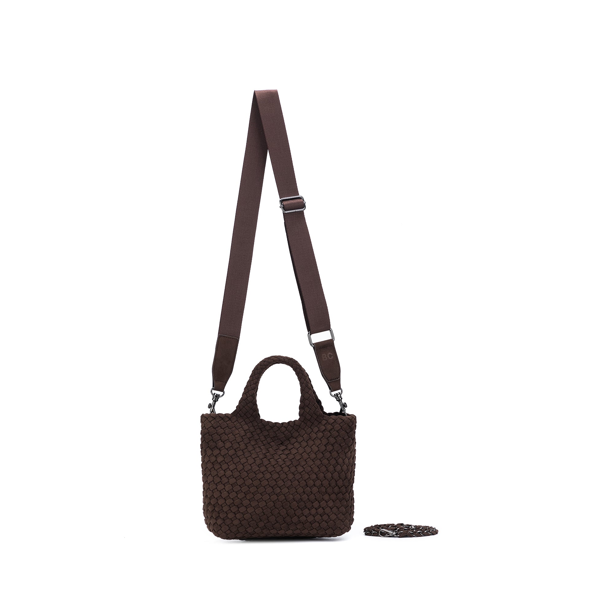 Cherie 2 Piece Suedette Mini Handbag | Chocolate