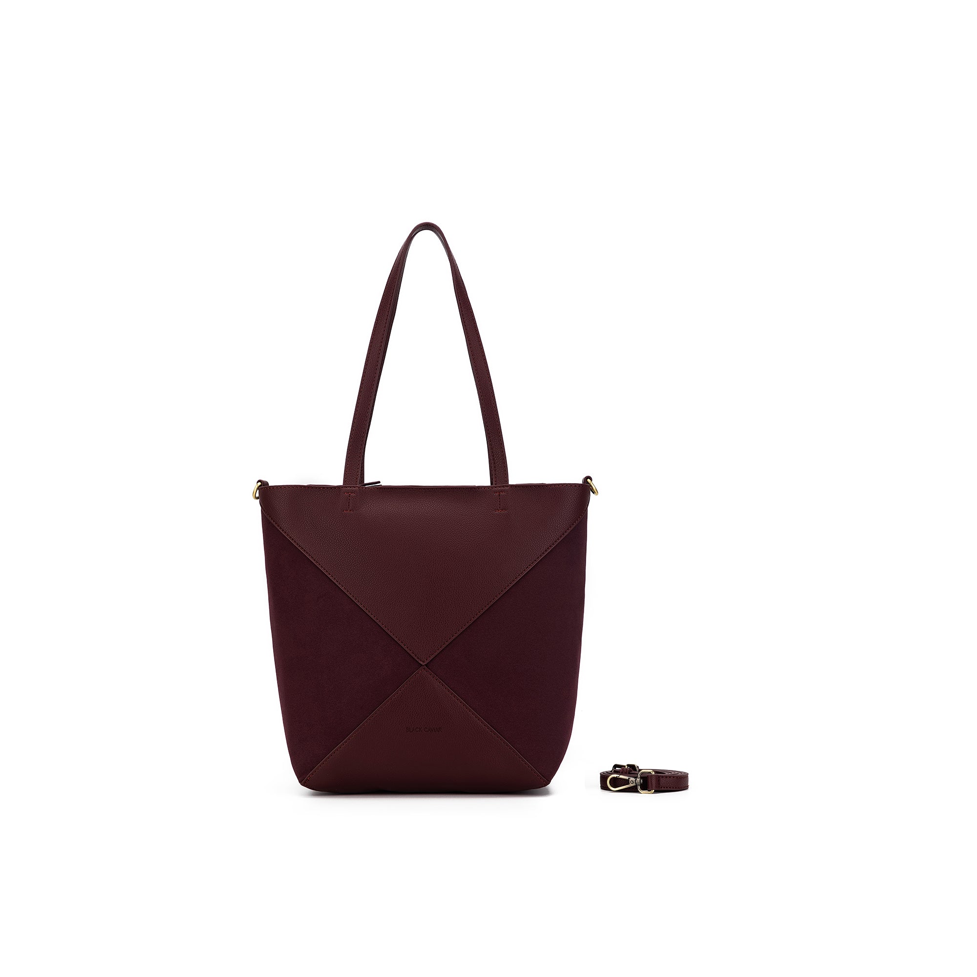 Renee 3 Piece Suedette Handbag | Burgundy