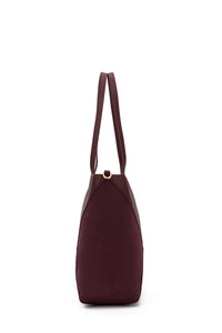 Renee 3 Piece Suedette Handbag | Burgundy