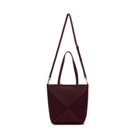 Renee 3 Piece Suedette Handbag | Burgundy