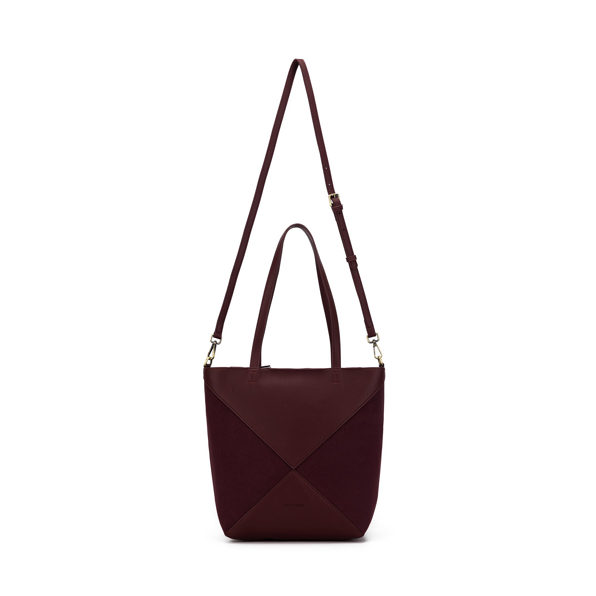 Renee 3 Piece Suedette Handbag | Burgundy