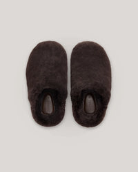 Sheepskin Slippers | Chocolate