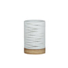 Porcelian/Wood Oil Lamp