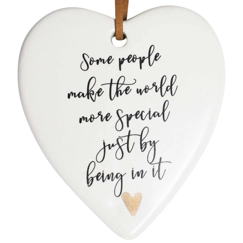 Ceramic Heart with Quote