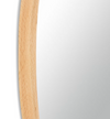 Maha Square Round Mirror | Natural