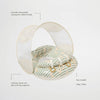 Interactive Baby Float | Duck Sage Stripe