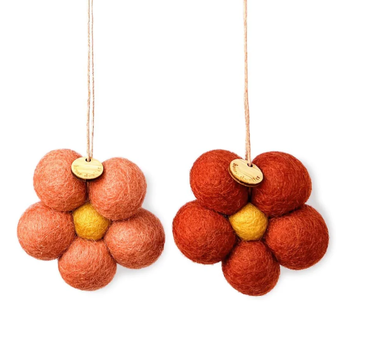 Felt Flower Hanging Fresheners