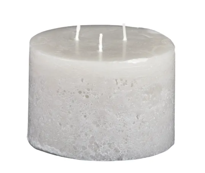 Terra Texture Pillar Candle | Natural
