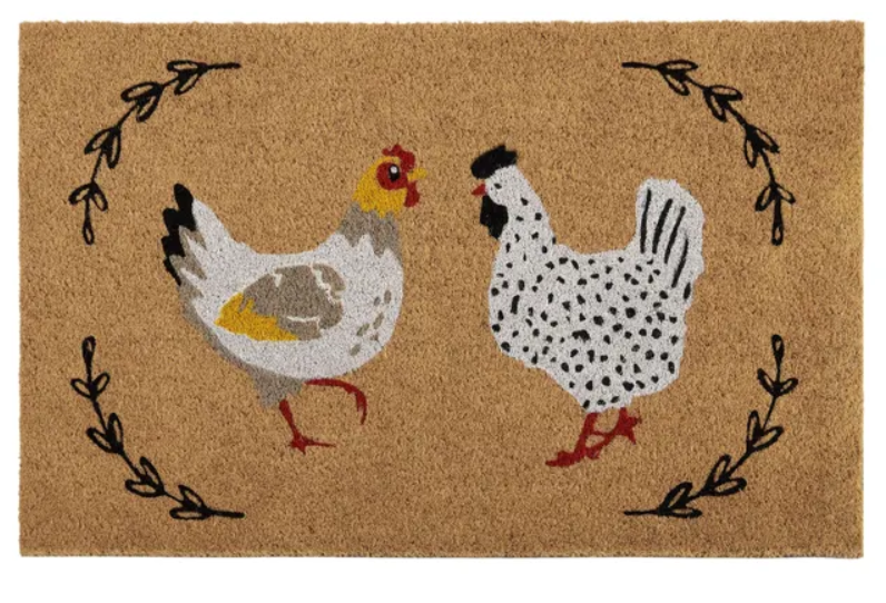 Henrietta Hen Coir Doormat
