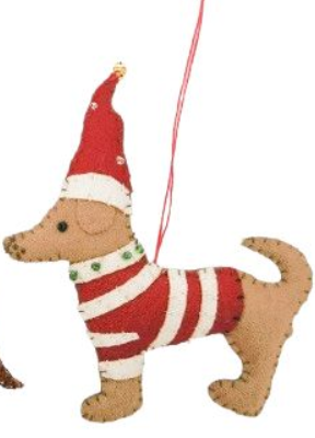 Dogs Fabric Hanging Decoration
