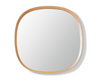 Maha Square Round Mirror | Natural