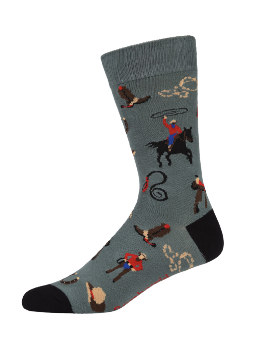 Ride Em Cowboy | Mens Bamboo Sock
