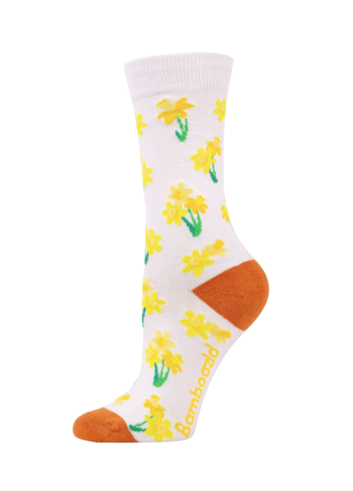 Daffodils | Womens Bamboo Sock