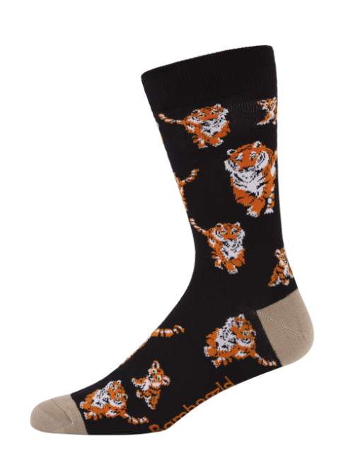 Tigers | Mens Bamboo Sock