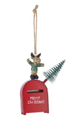 Letterbox Hanger Metal | Red/Green