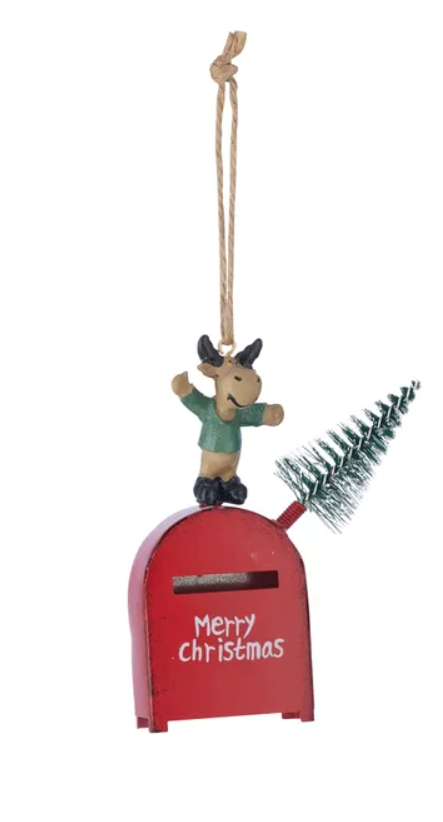 Letterbox Hanger Metal | Red/Green