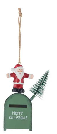 Letterbox Hanger Metal | Red/Green