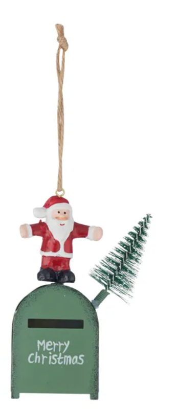 Letterbox Hanger Metal | Red/Green