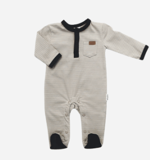 Baby Boys Winter Onesie | Beige