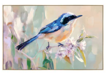 Wing & Bloom Painting | Framed Canvas Art | 93x63cm