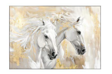 Hold Your Horses Paint | Framed Canvas Art | 103x73cm