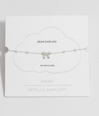 Pearl Bow Beaded Chain Bracelet | Dear Darling