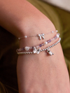 Pearl Bow Beaded Chain Bracelet | Dear Darling