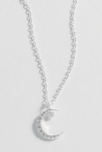 Moon and Star Necklace | Love You to the Moon and Back