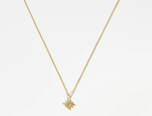 North Star CZ Pendant | Make a Wish