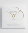 Circle CZ Gold Necklace | You Are Capable Of Amazing Things