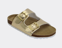 Molly Kids Sandal | Washed Gold